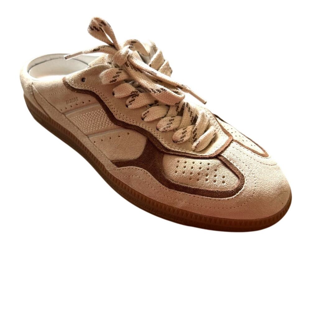 ALOHAS Tb 490 Rife Cream Brown Suede Mule Sneakers Size 9 - Picture 2 of 12